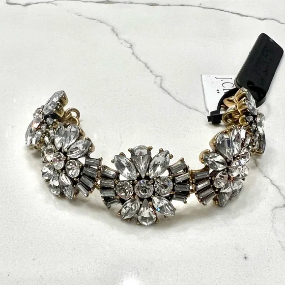 NWT J. Crew Rhinestone Bracelet - Picture 2 of 6
